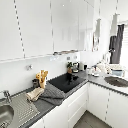 Inpoint One Bedroom With Balcony Self Check-in Near Vistula River&tauron Arena Апартаменты *