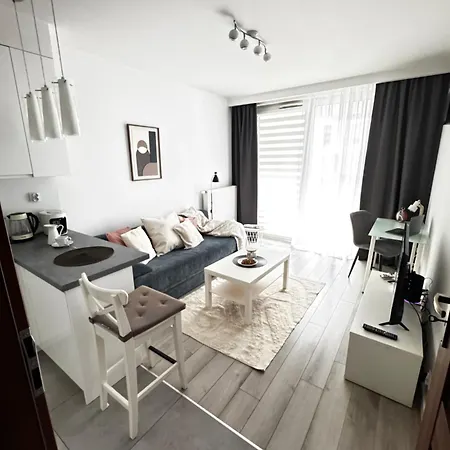 Inpoint One Bedroom With Balcony Self Check-in Near Vistula River&tauron Arena