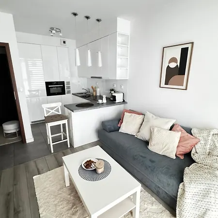 Inpoint One Bedroom With Balcony Self Check-in Near Vistula River&tauron Arena * 크라쿠프